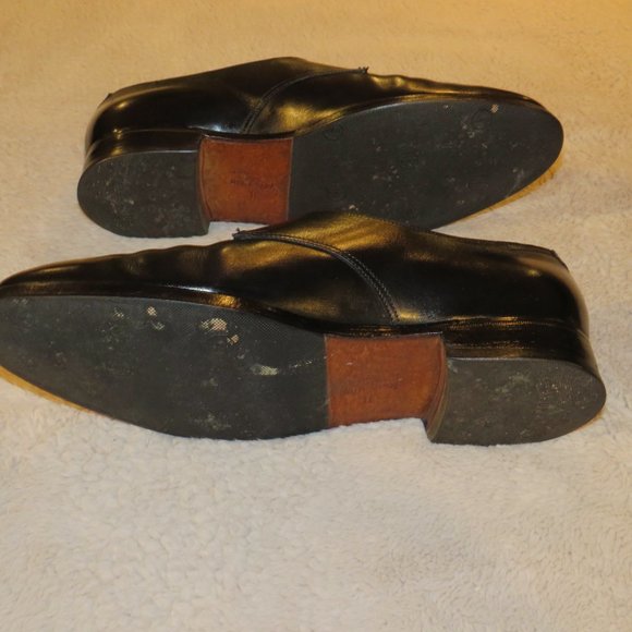 John Lobb Gould Black Leather Monk Strap Loafers Size 9C